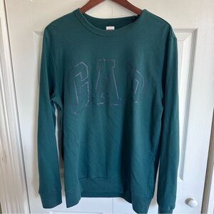Gap Logo Sweatshirt Crewneck Lightweight Basic Large